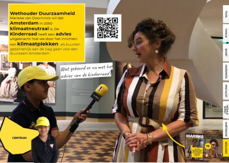 Sofiyaan interviewt wethouder Marieke van Doorninck