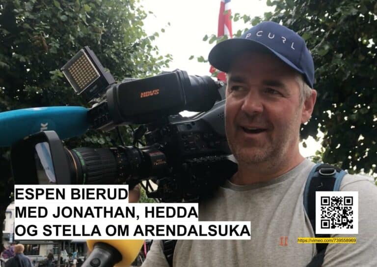 Espen Bierud med Jonathan Hedda og Stella om Arendalsuka